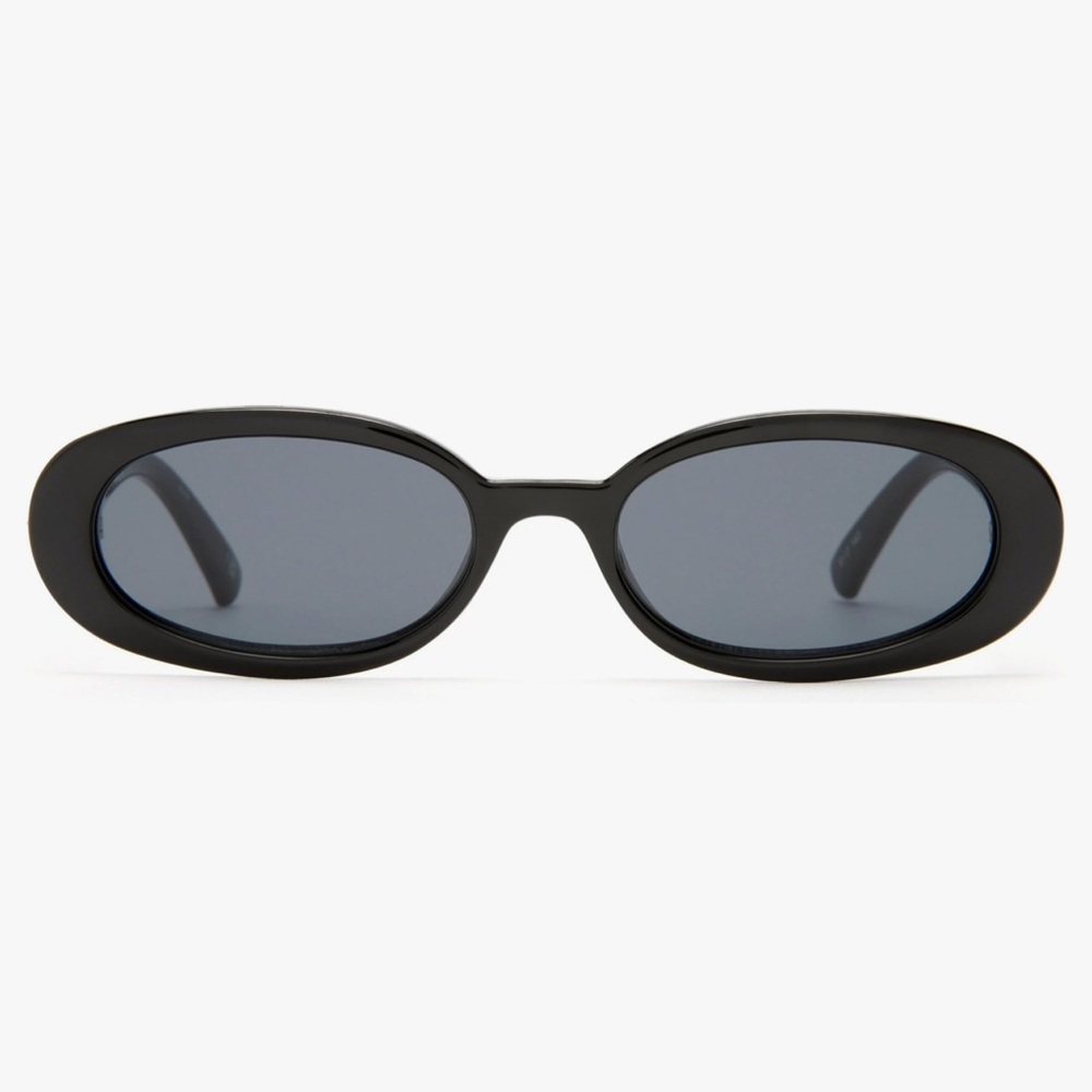Le Specs Outta Love Black Sunglasses with Case
